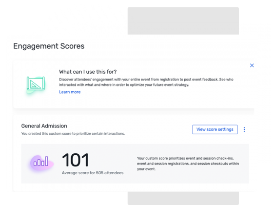 Cvent Engagement Score